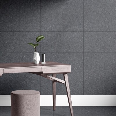 Premium Absolute Black Honed Granite Tile 12×12 (TL91020)