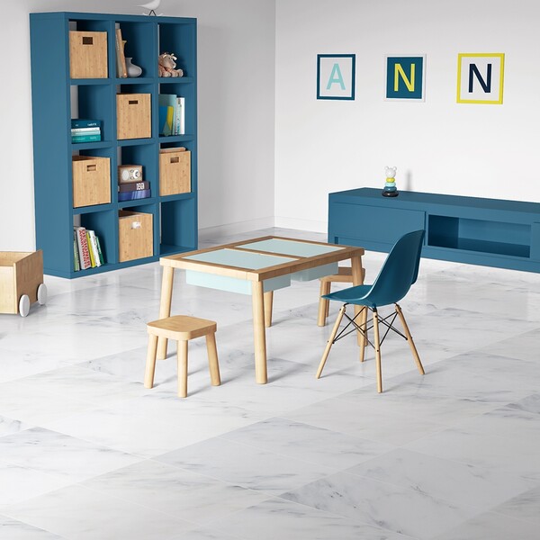 Bella White Honed  Marble Tiles 12×24