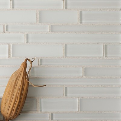 Schiuma Gloss/matte Interlocking Slides Glass Mosaic 12×12 (WCG10015)