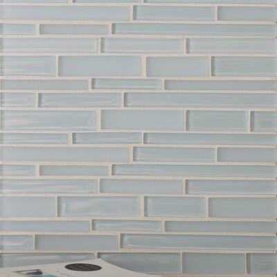 Marea Gloss/matte Interlocking Slides Glass Mosaic 12×12 (WCG10016)