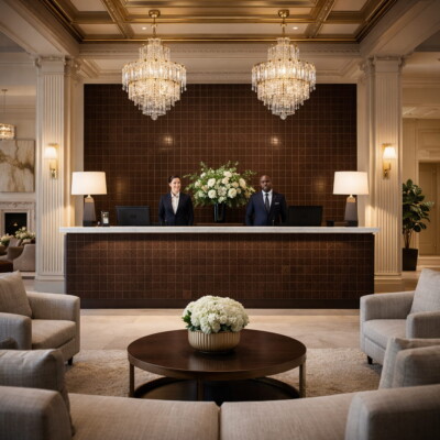 Bronzo Matte 2×2 Fabric Look Porcelain Mosaics 12×12 (WCP0154) Room Scene Image
