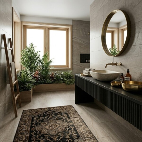 Azulejos de porcelana con aspecto de hormigón Atelier Toupe Lappato 12×24