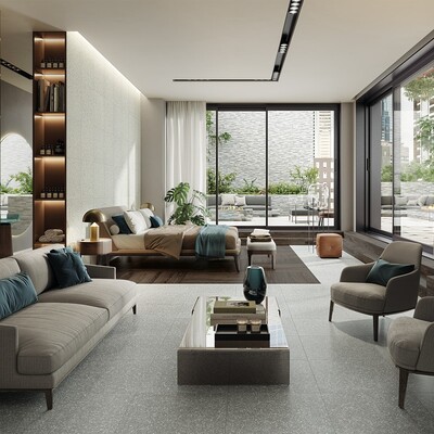 Landmark Fashion Grey Matte Porcelain Tile 24×24 (WLM00043)