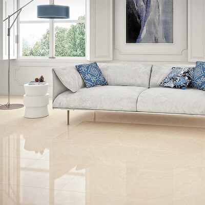 Crema Marfil Supreme Polished Marble Tile 24×24 (WMC10001)