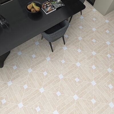 Punto Vintage Polished Marble Decorative 24×24 (WMC10013)