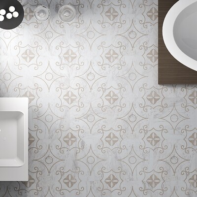Gracia Aria Polished Marble Decorative 24×24 (WMC10021)