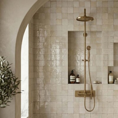 Oukaimeden Glossy Zellige Tiles 4×4 (WMZ90009) Room Scene Image