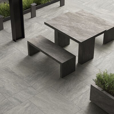 Gris Claro Natural Porcelain Tile 12×24 (WNB00274)