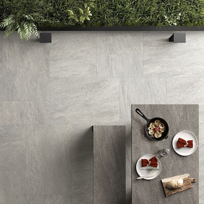 Gris Claro Natural Porcelain Tile 12×24 (WNB00274)