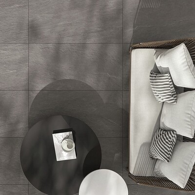Gris Oscuro Natural Porcelain Tile 12×24 (WNB00278)