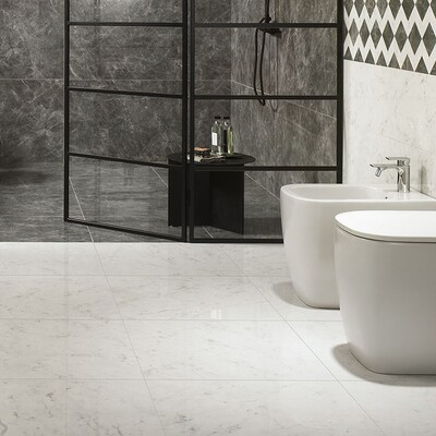 Carrara Blanco Natural Porcelain Tile 12×24 (WNB00351)