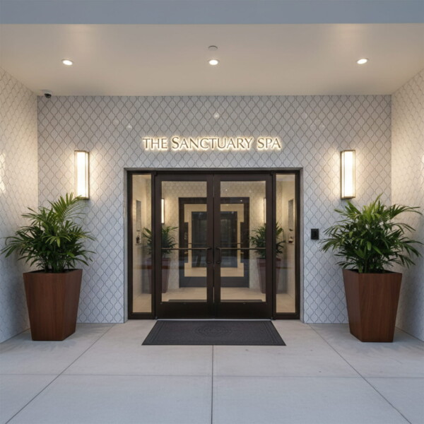 Arctic Style Polished Infinity Porcelain Mosaics 14 3/5×14 3/5