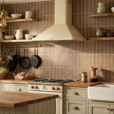 Mykonos Matte Subway Glass Tiles 2×6 (WQC10004) Room Scene Image