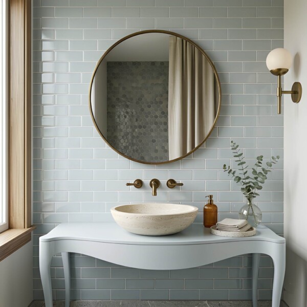 Ege Satin Subway Glass Tiles 3×9