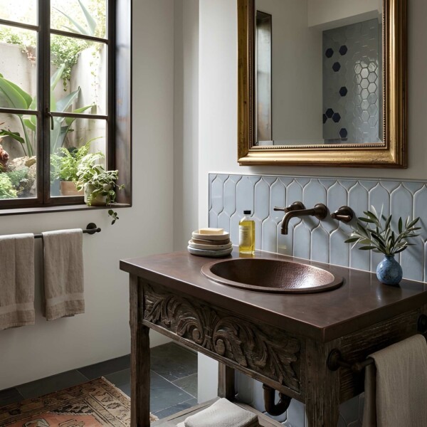 Azure Crackled Tear Field Ceramic Tiles 3 5/8×8