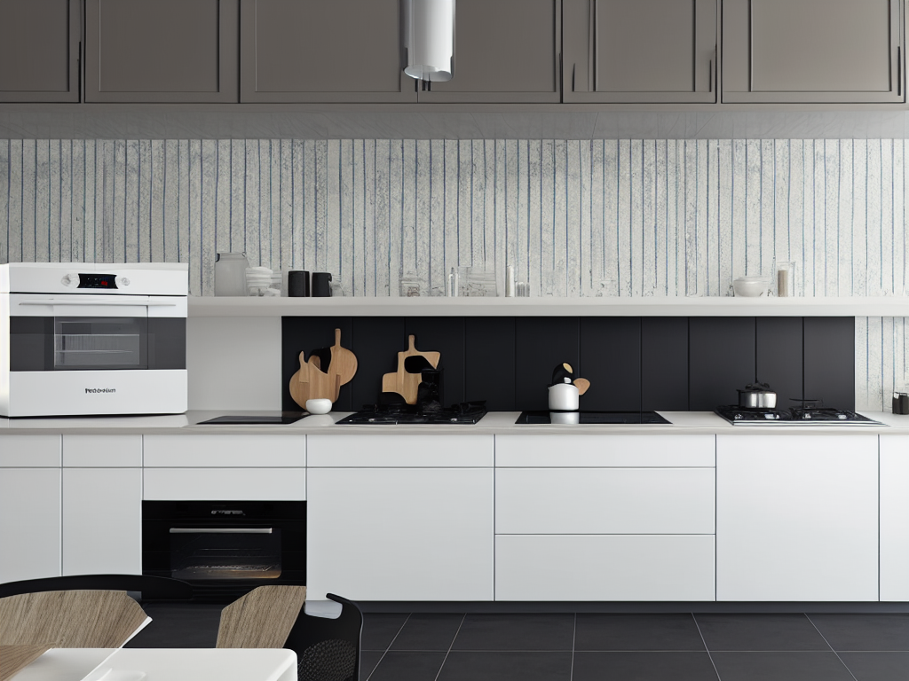 black porcelain kitchen backsplash tile