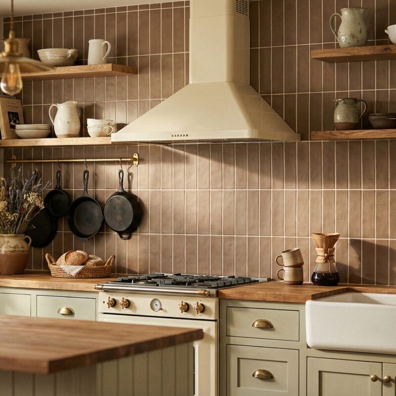 kitchen backsplash tile in a modern kitchen