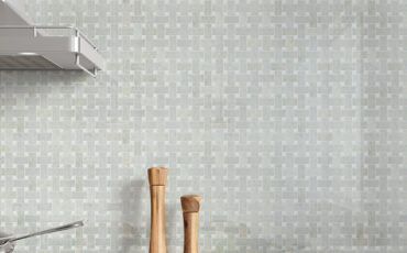 green marble mosaic kitchen backsplash tile