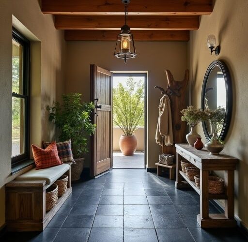 black terracotta tile