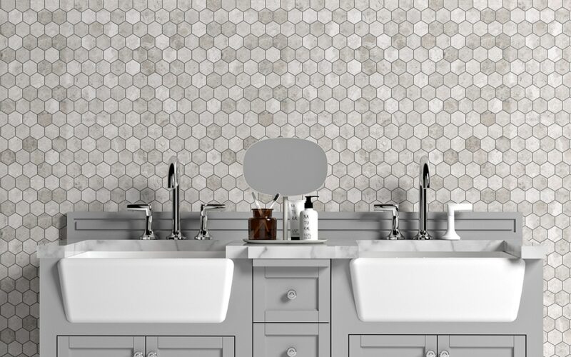 30 Stylish Hexagon Tiles Ideas For Bathrooms Stone Tile Depot