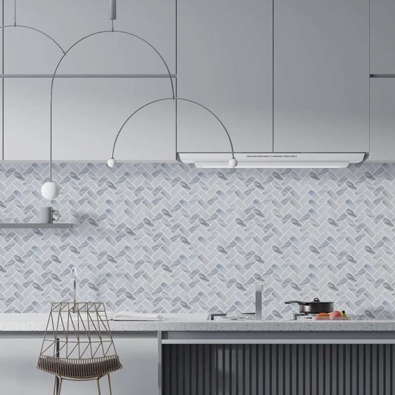carrara marble backsplash