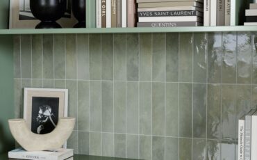 green glazed tile