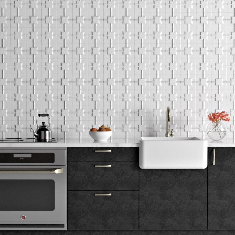 white ceramic tile