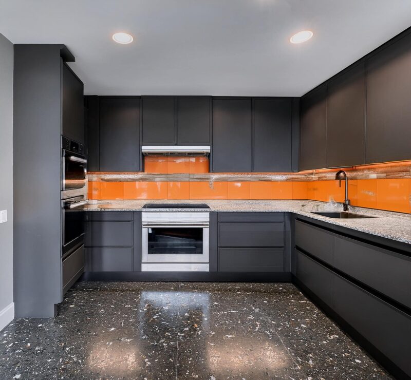 gray terrazzo floor tile