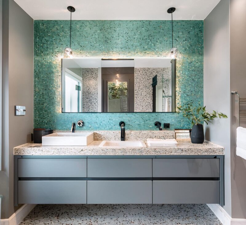 terrazzo bathroom tile