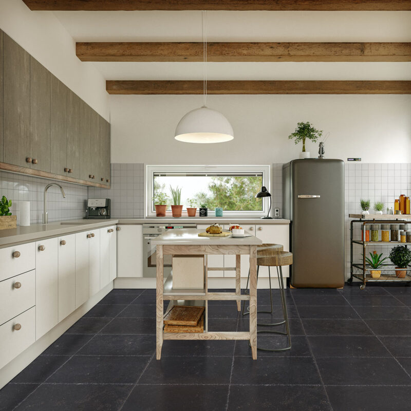 limestone kitchen tiles