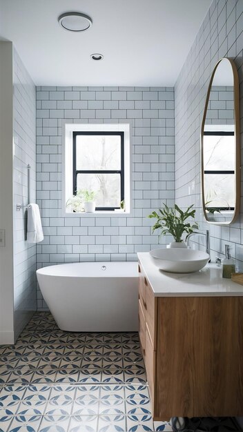 white subway tile with black grout