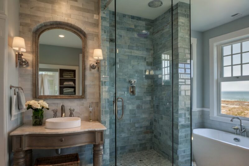 modern bathroom tiles