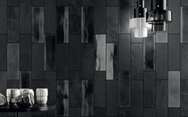 black tile