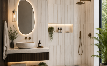 White honed marble tile