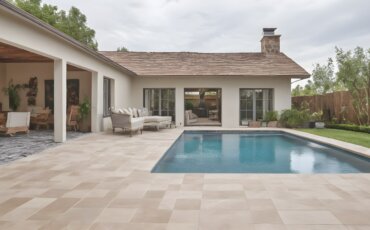 outdoor french pattern floor