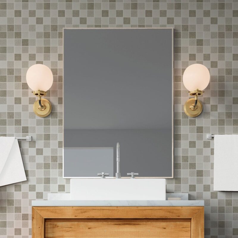 marble bathroom backsplash