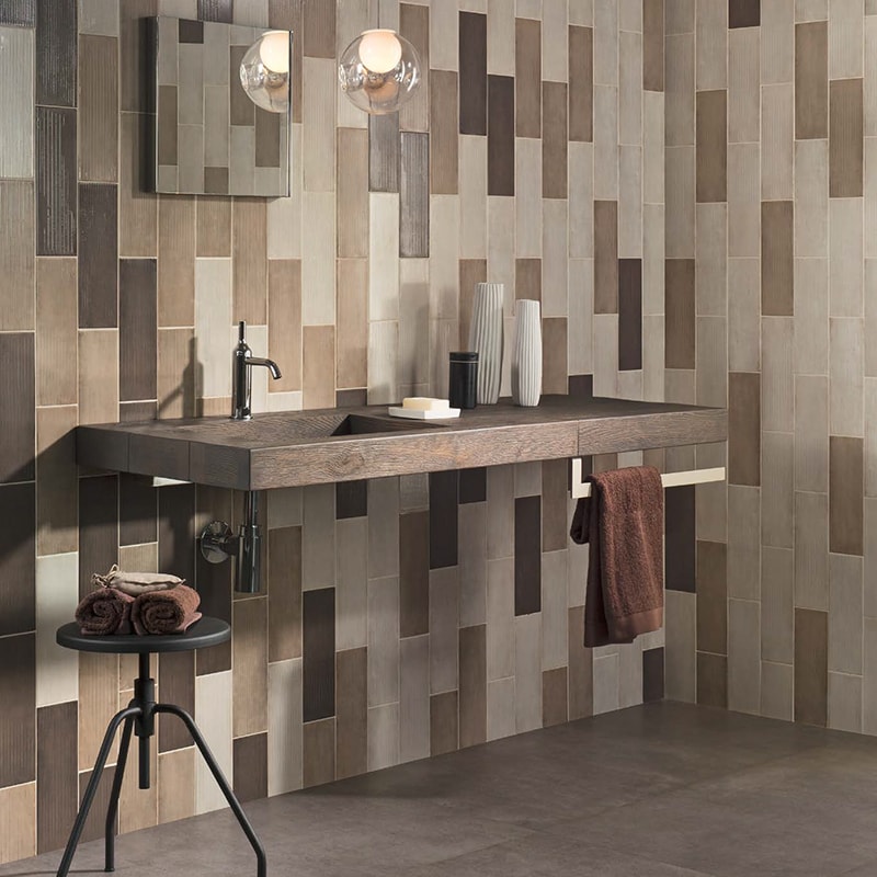 ceramic beige subway tile