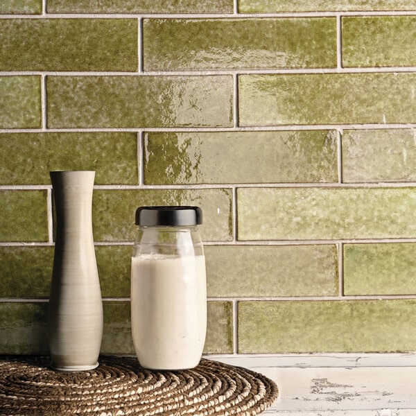 brick backsplash