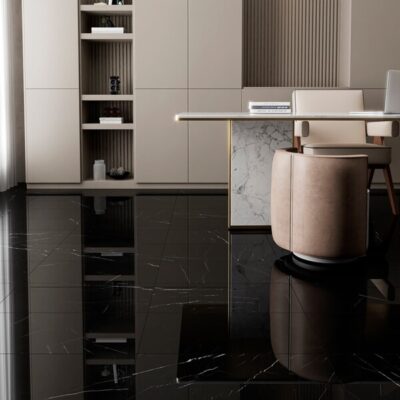 black marble tile