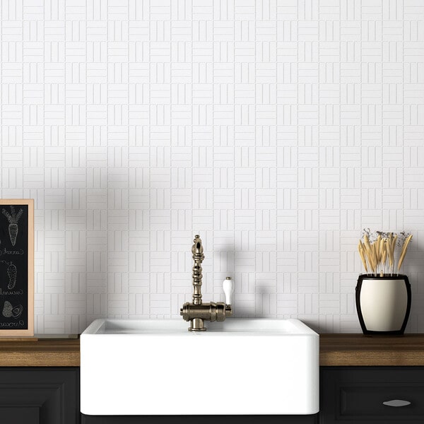 ceramic mosaic backsplash