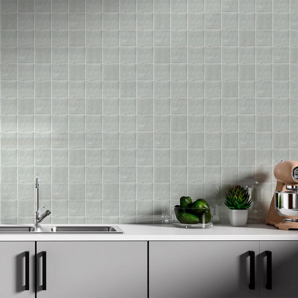 sage green kitchen backsplash