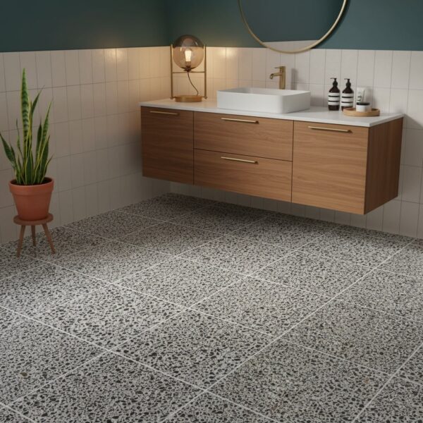 bold terrazzo tile