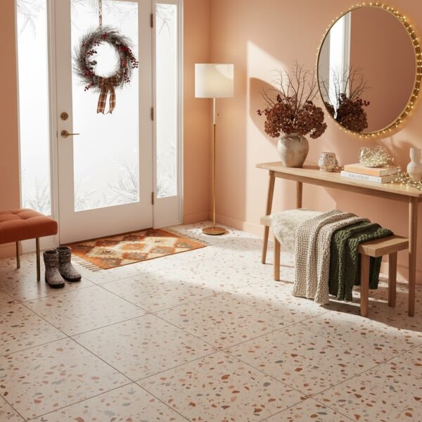 terrazzo floor tile