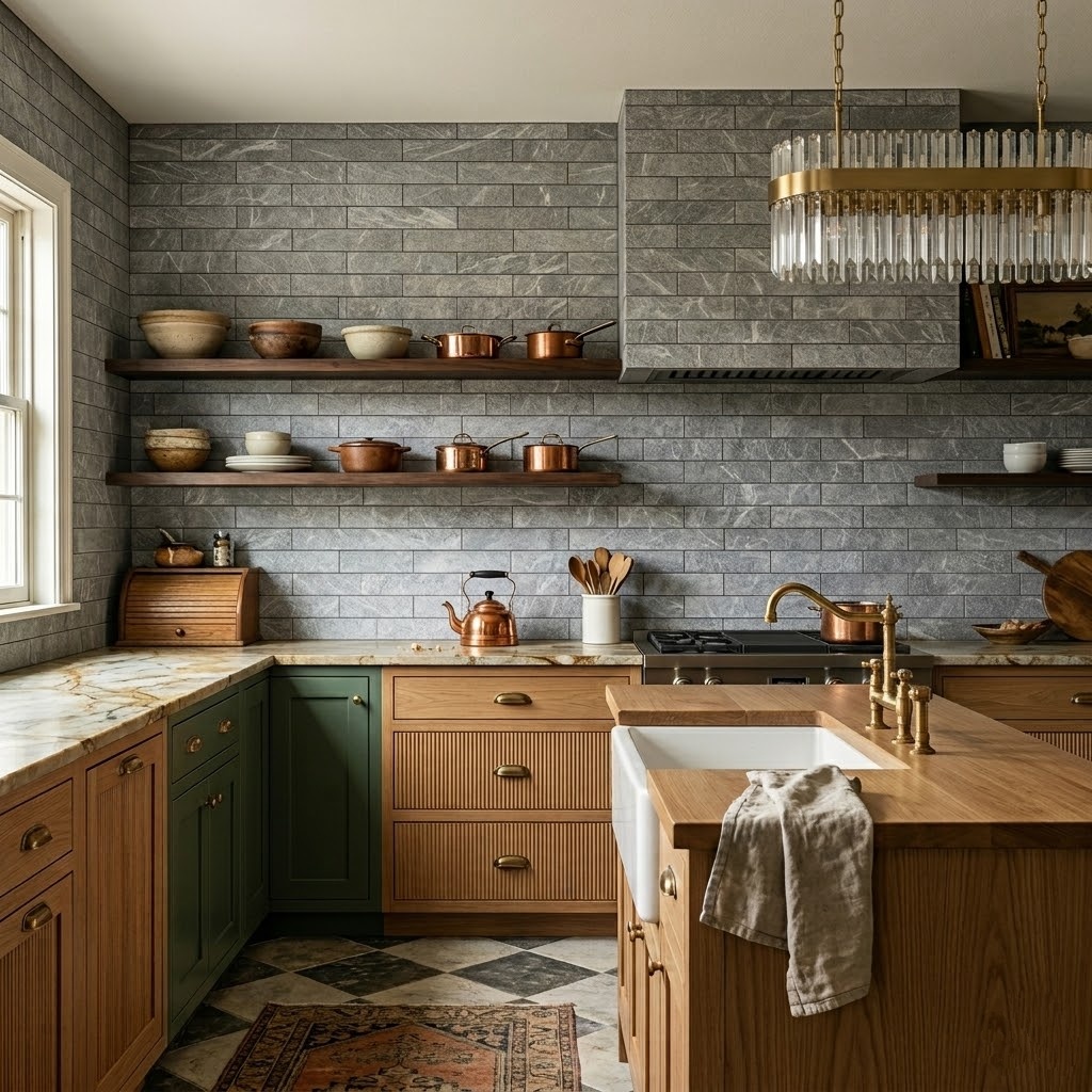 Black Fine Textured Subway Marble Tile