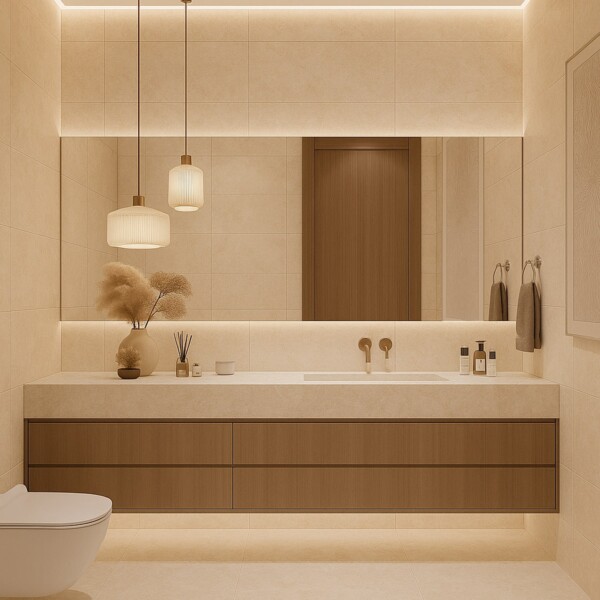 Beige Natural Slate Look Porcelain Tile