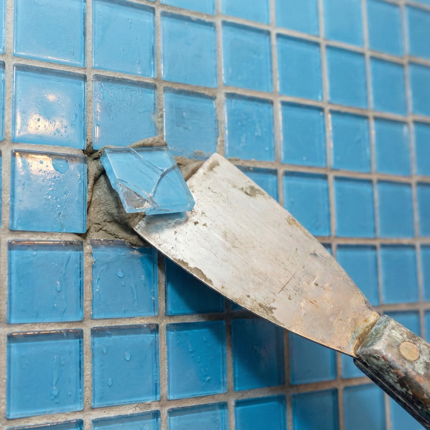 reparación de mosaicos