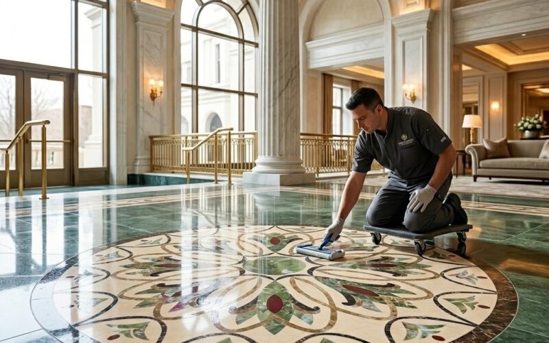 sealing floor medallions